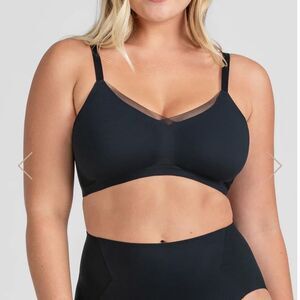 I Honeylove LiftWear Crossover Bra Black Large New With Tags